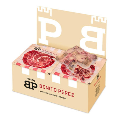 Jambon ibérique 100 % de glands tranché à la main