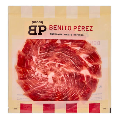 Plats de jambon ibérique de glands 50% race ibérique tranchés à la main