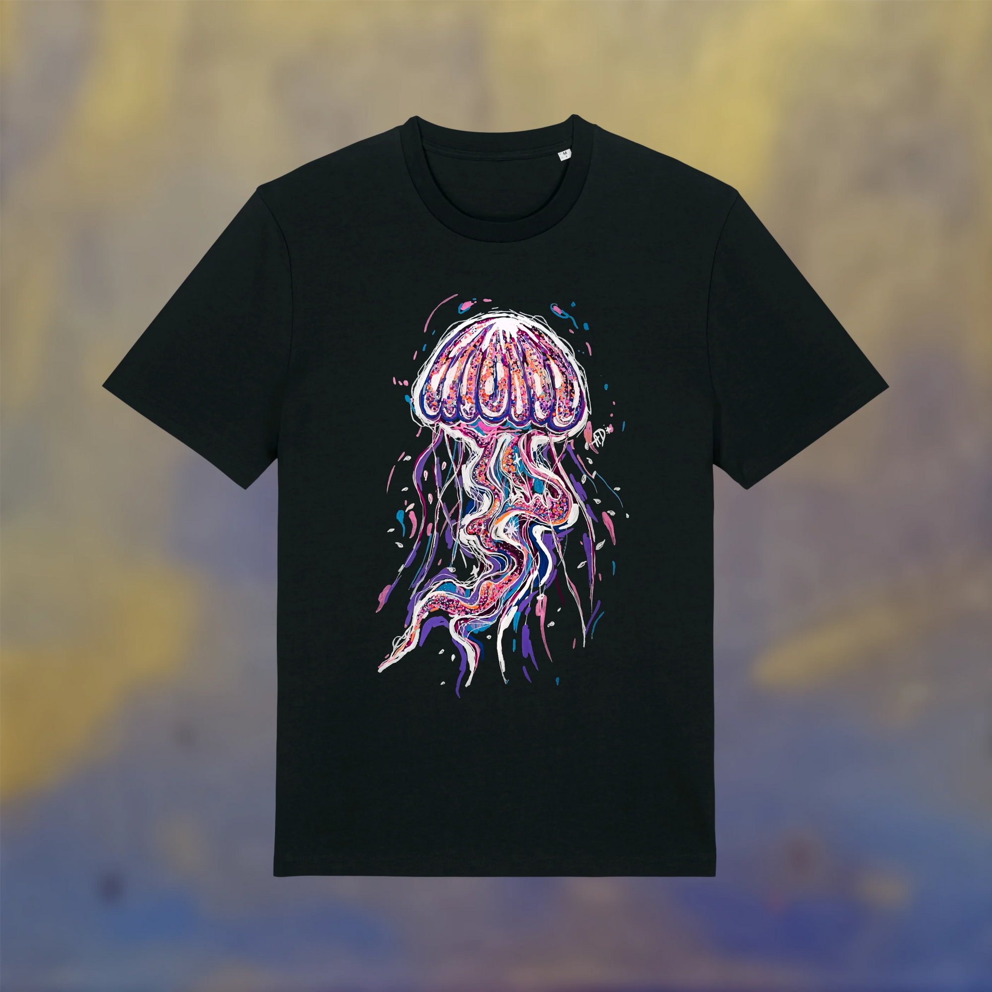 T-shirt - Glitterschildpad