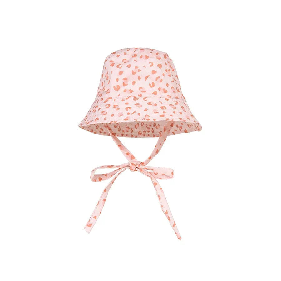 Leopard | Oudroze UV Zonnehoed Glans - 1