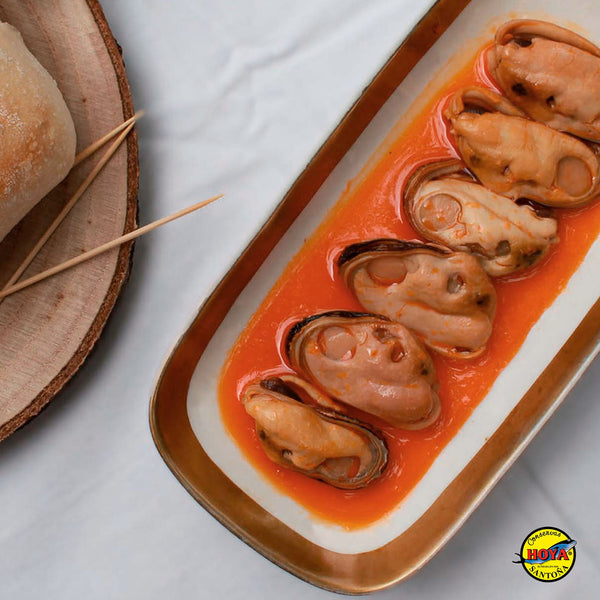 Mejillones en escabeche GRANDES 20/30 piezas HOYA 490g