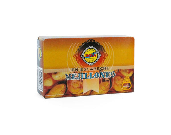Mejillones en escabeche MEDIANOS 6/8 piezas HOYA 115g