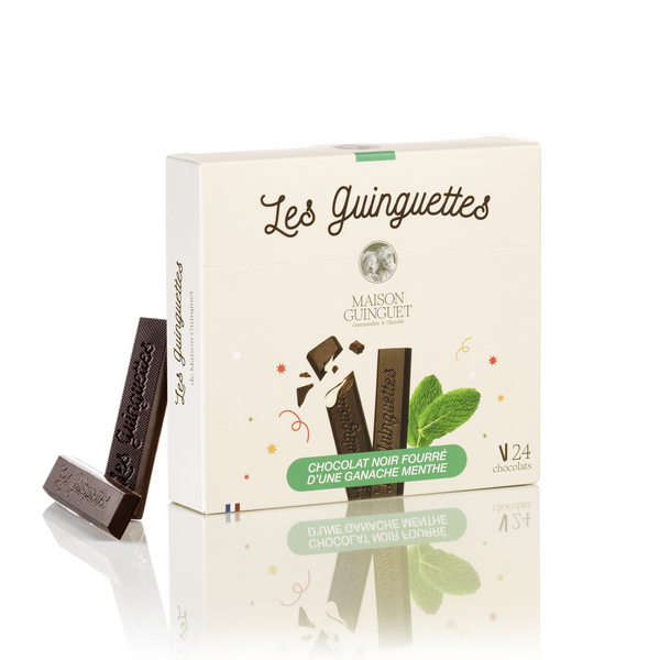 THE DARK CHOCOLATE MINT FILLED GUINGUETTES