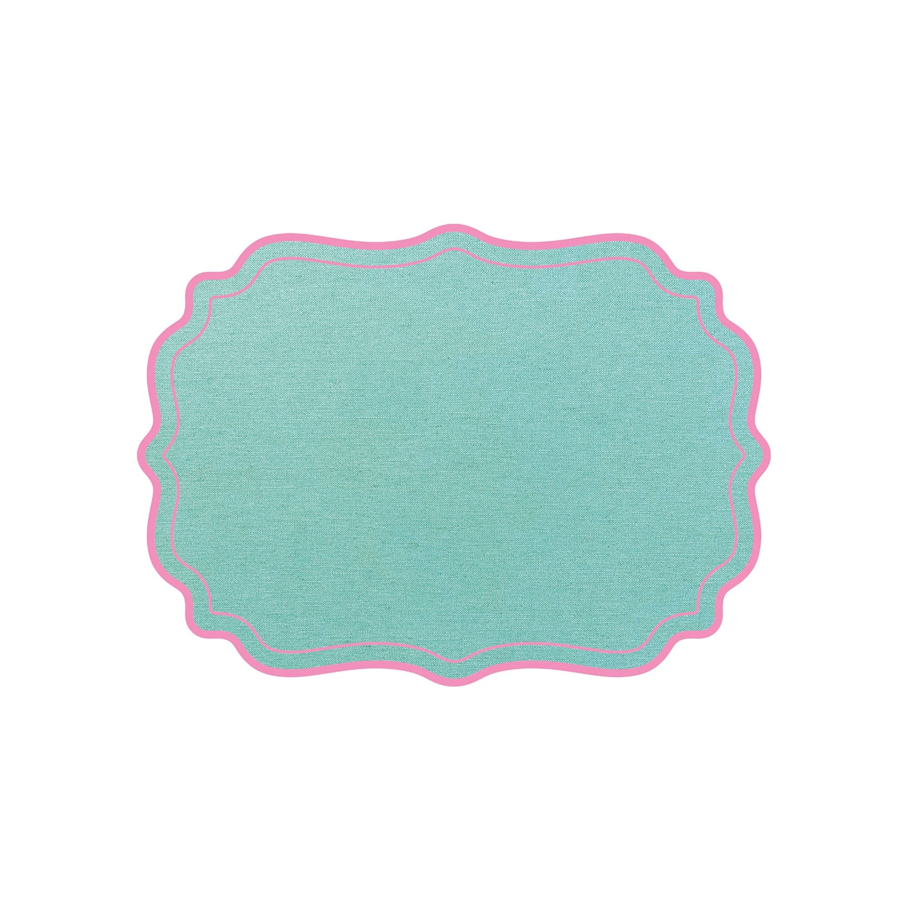 Miami Scalloped Frame Placemat