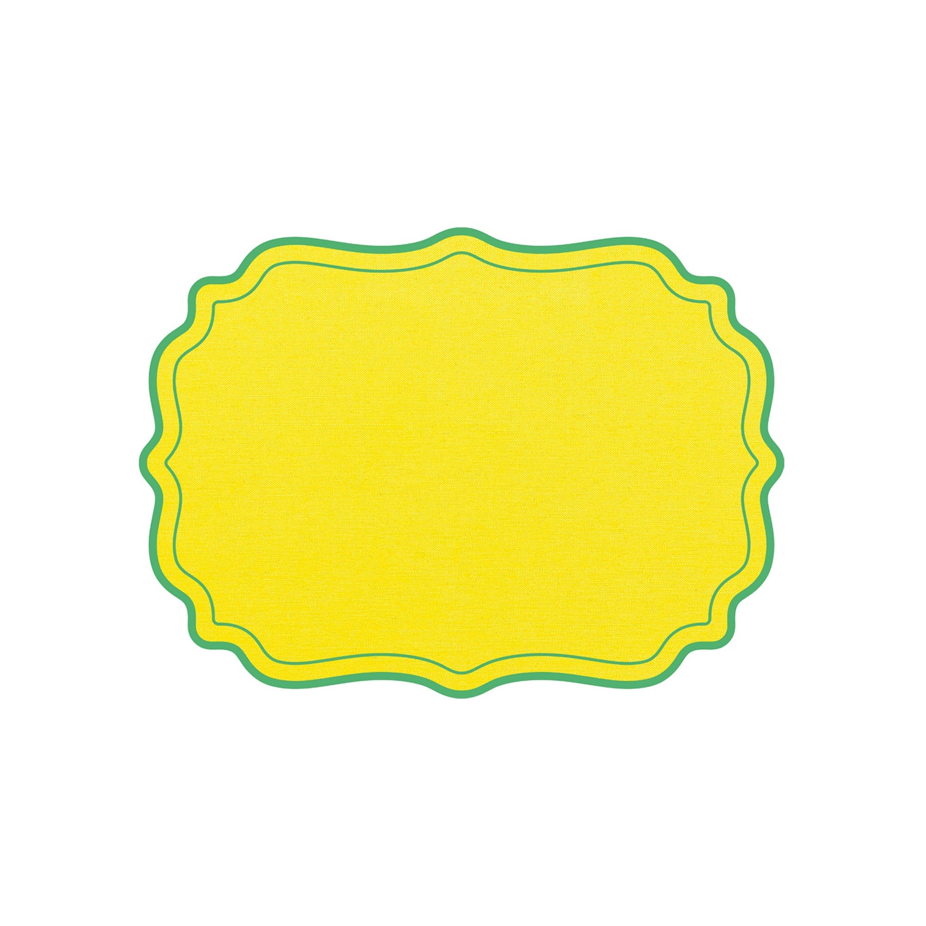 Miami Scalloped Frame Placemat