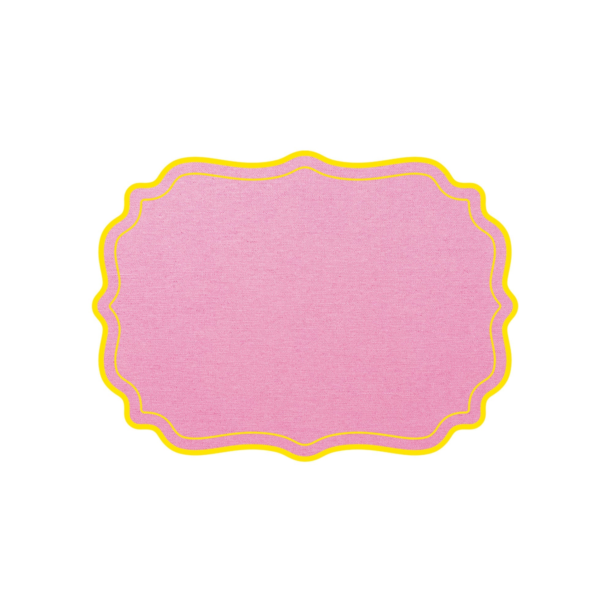 Miami Scalloped Frame Placemat