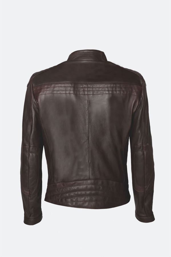 Michele Giacca di Pelle con Impunture 100% vera pelle Made in Italy - Barone Firenze