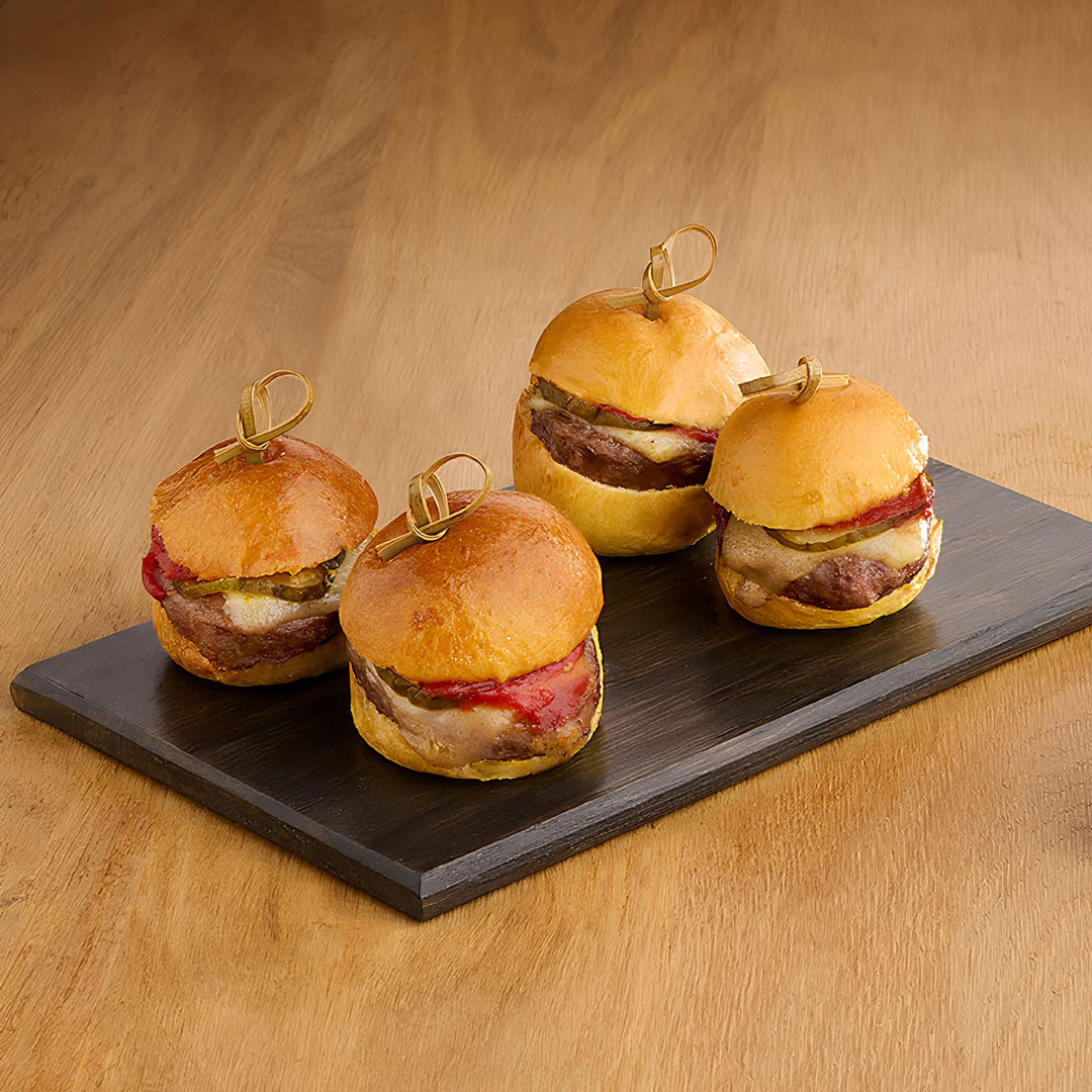 Mini Beef and Comté Burgers