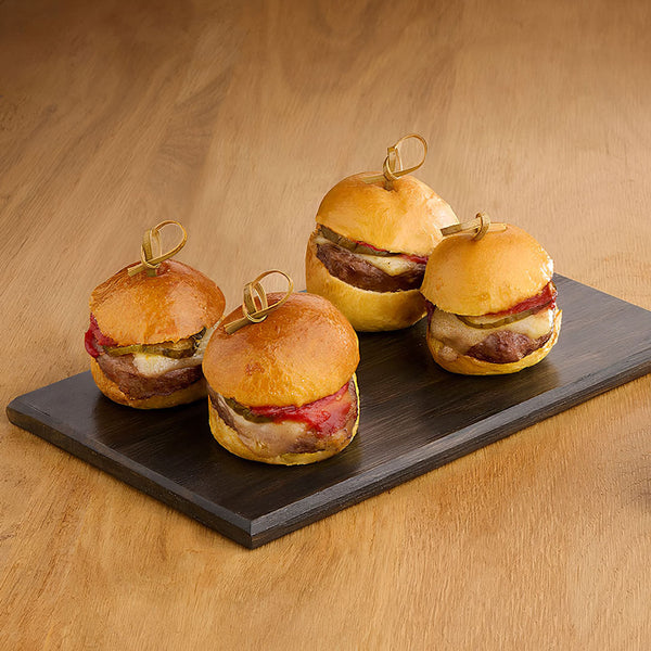 Mini Beef and Comté Burgers