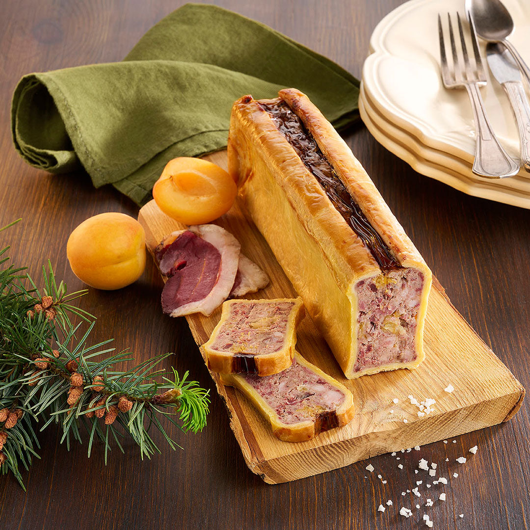 Mini Duck Pâté en Croûte with Apricots