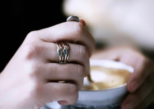 Customized MiniMì Ring - 18k Gold