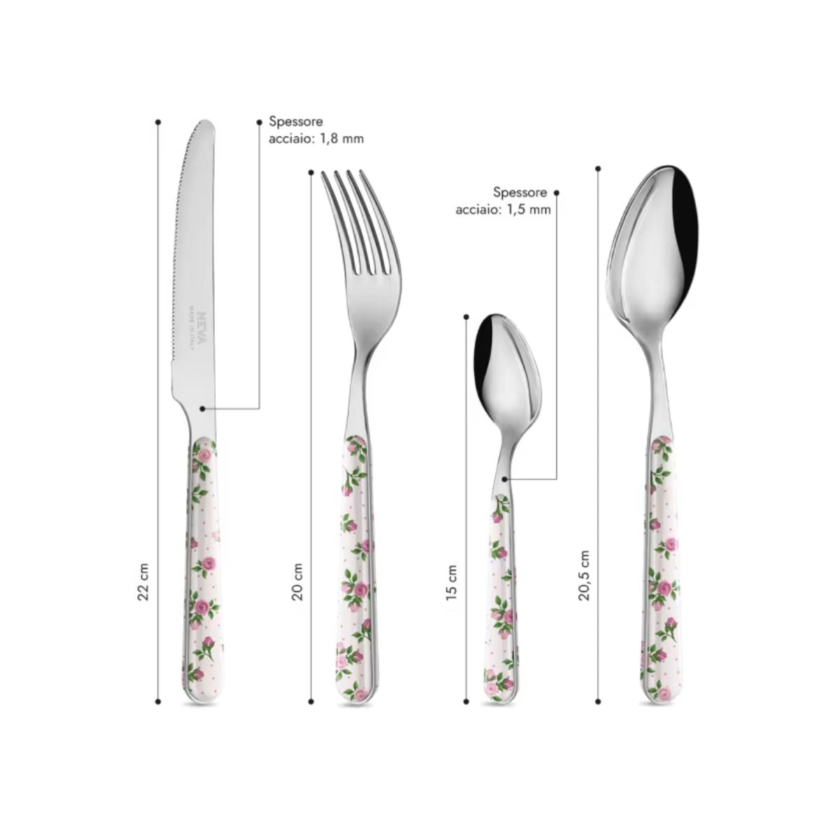 Set of 24 Pieces - Roses BD140115