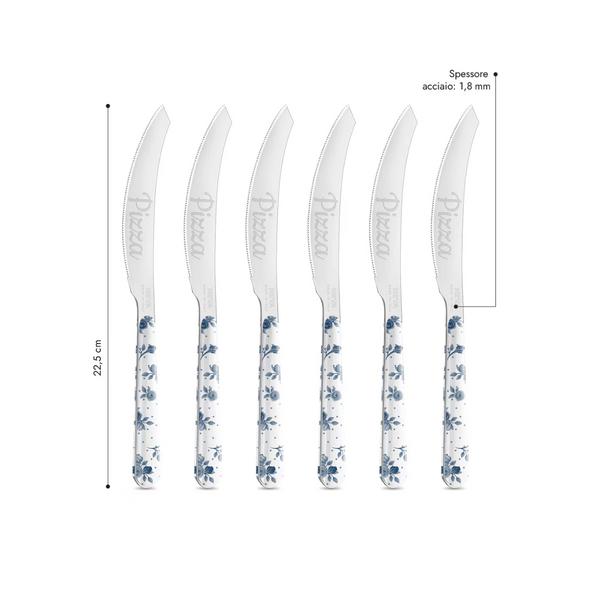 4 Pizza Knife - Roses BD140115B-CT