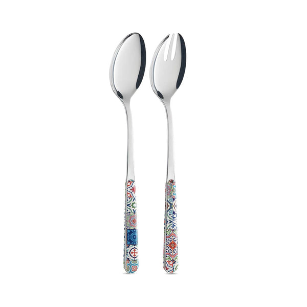 Ciotola per insalata - Maiolica policroma BD14286