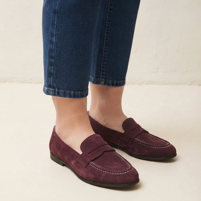 Mocasín Burdeos Suave
