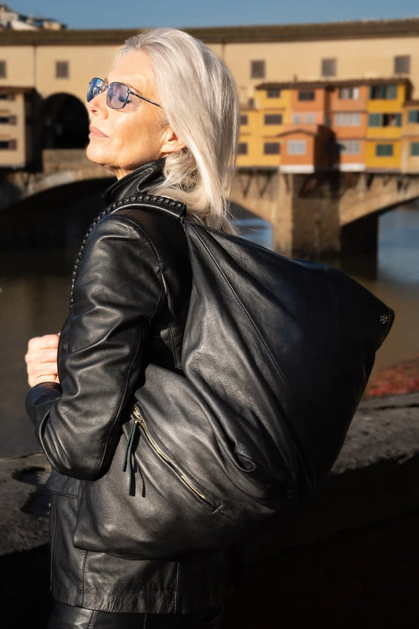 Monnalisa borsa donna 100% vera pelle Made in Italy - Barone Firenze