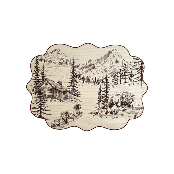 Mantelito de montaña Toile de Jouy