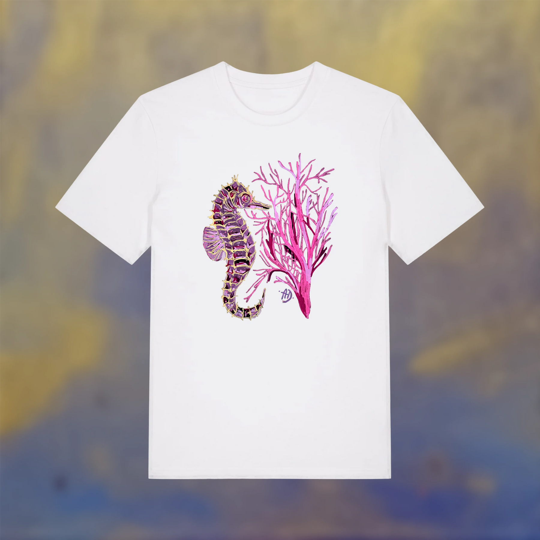 T-shirt - Hippocampe rose