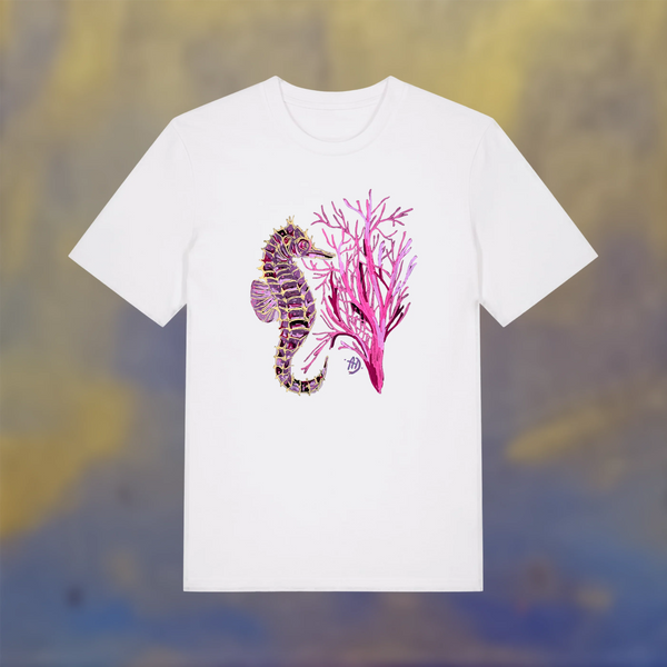 T-shirt - Hippocampe rose