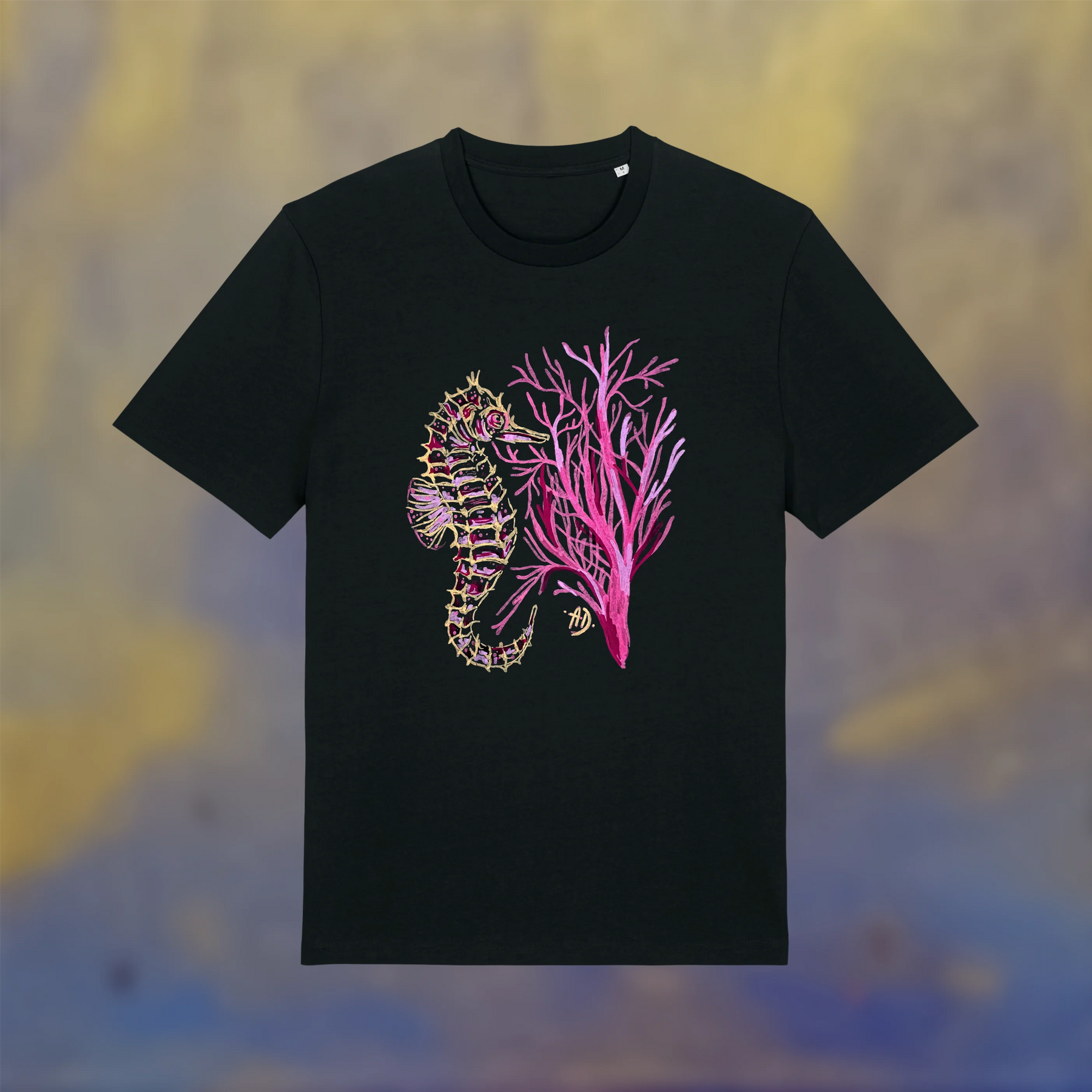 T-shirt - Hippocampe rose