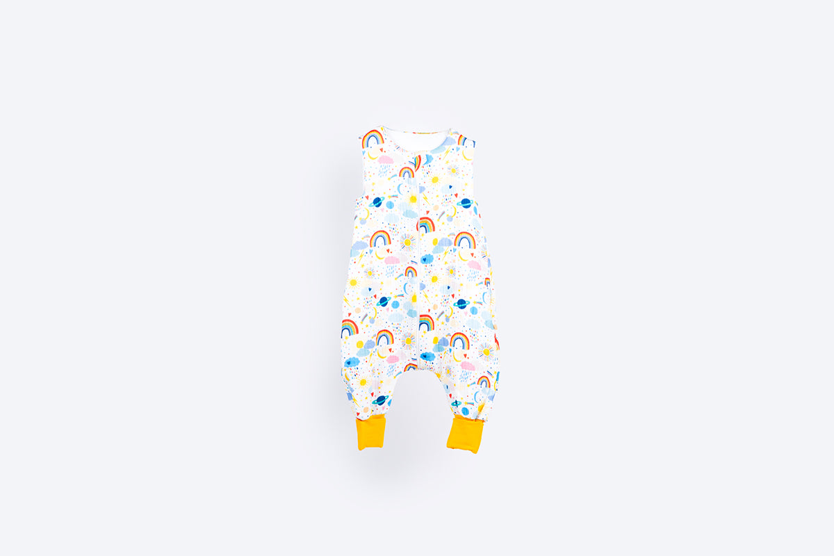 Muslin Double Layer Summer Sleeping Bag with Legs – Playful Universe