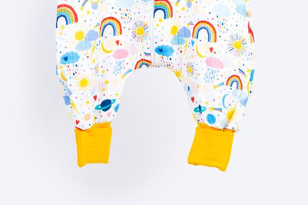 Muslin Double Layer Summer Sleeping Bag with Legs – Playful Universe