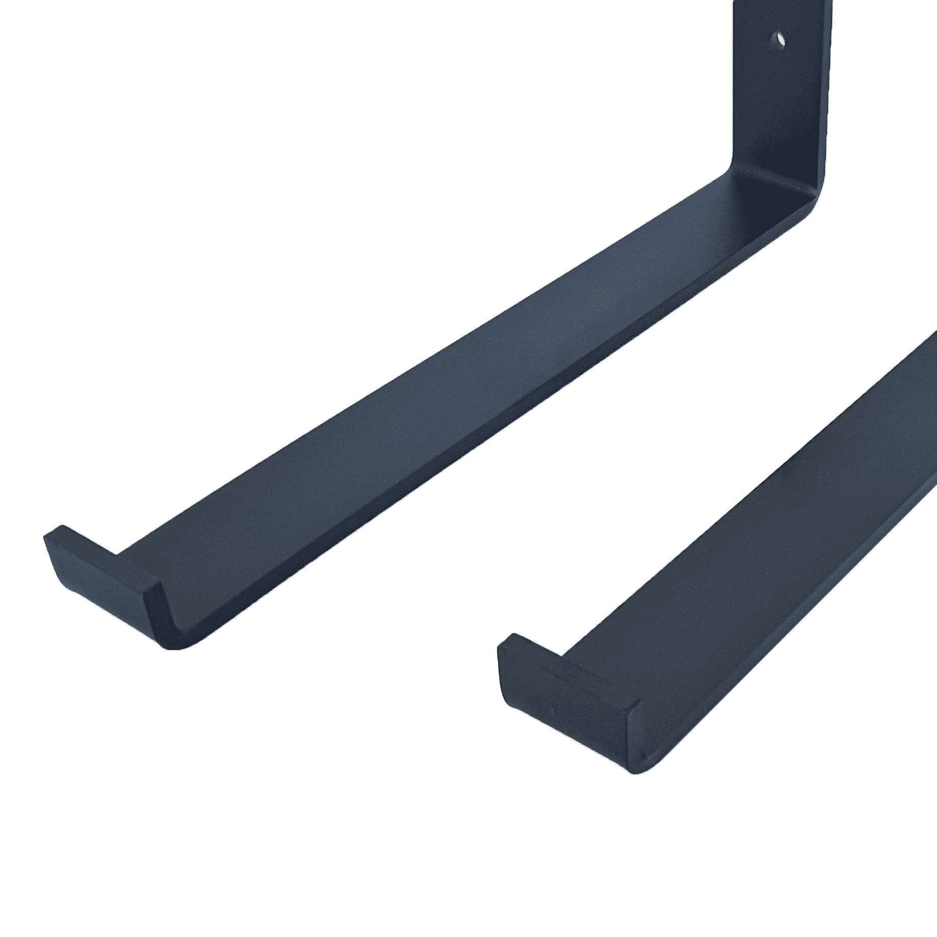 Supporti per mensole a forma di L industriali UP Nero Opaco – 30 cm