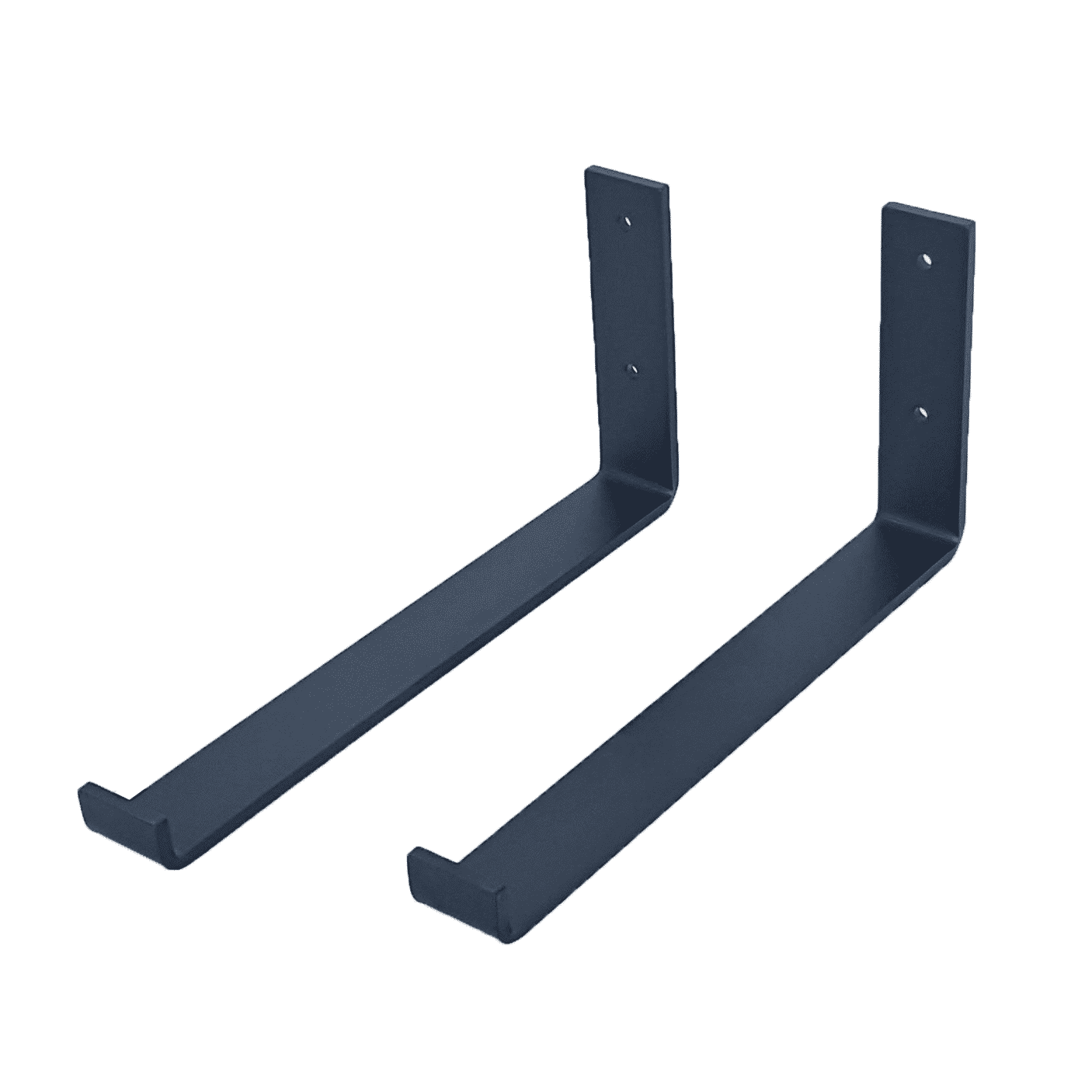 Supporti per mensole a forma di L industriali UP Nero Opaco – 30 cm