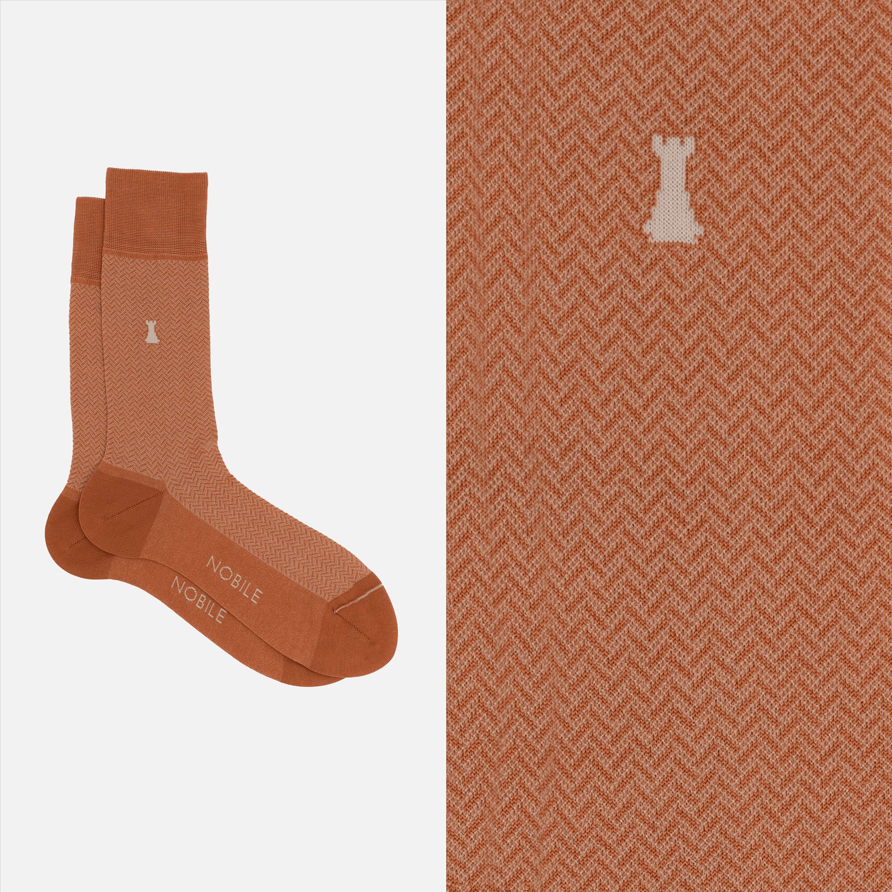 Freud - Short sock with houndstooth design