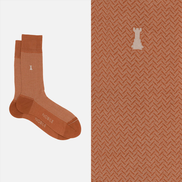 Freud - Korte sok met houndstooth ontwerp
