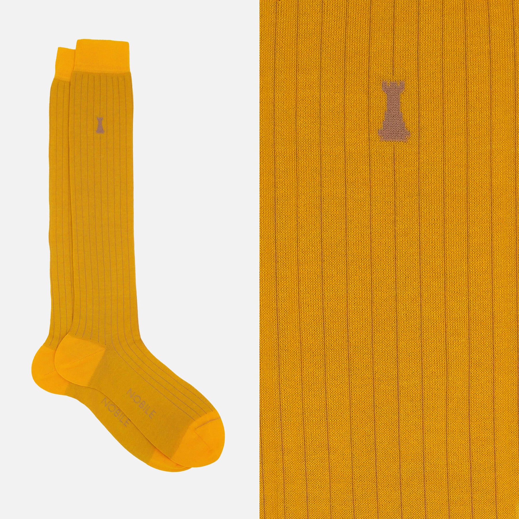 Julius Caesar - Long fine ribbed socks
