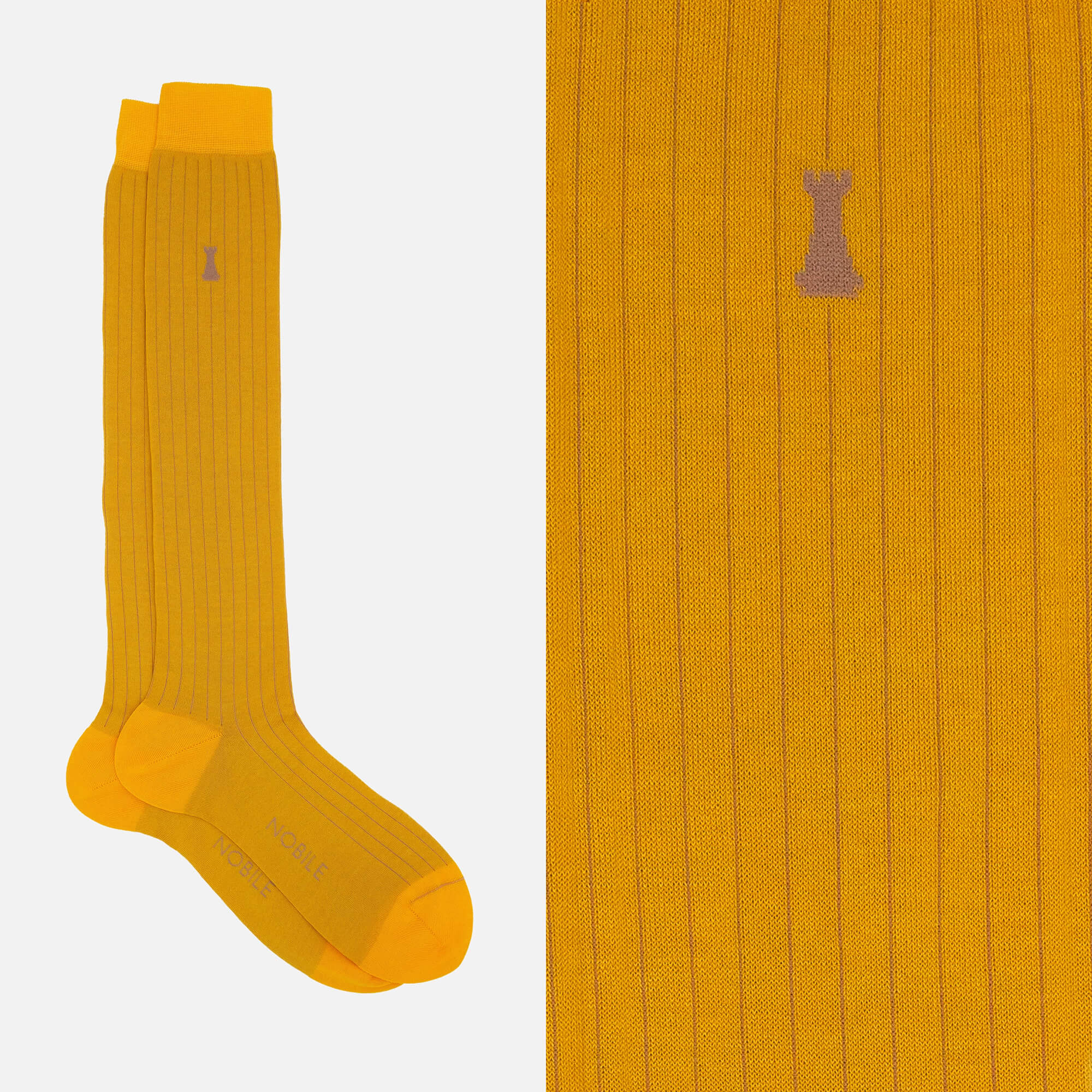 Julius Caesar - Long fine ribbed socks