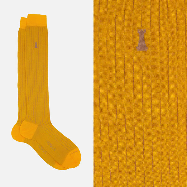 Julius Caesar - Long fine ribbed socks