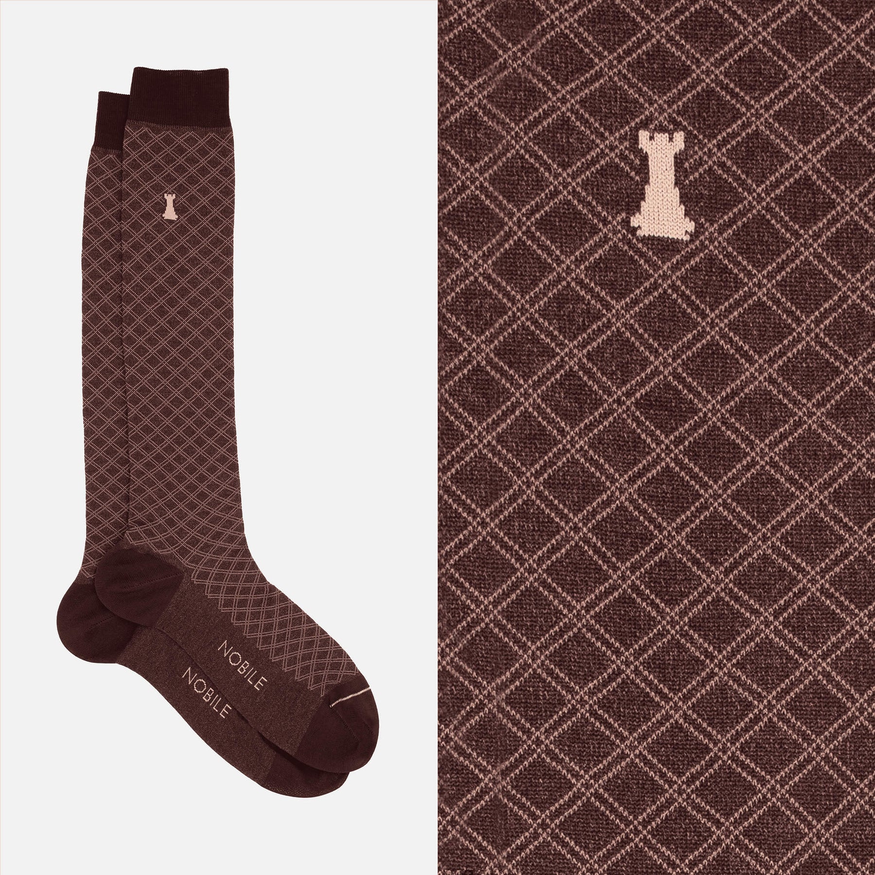 Box of 12 Pairs of Long Socks in Filoscozia® - Mixed Patterns