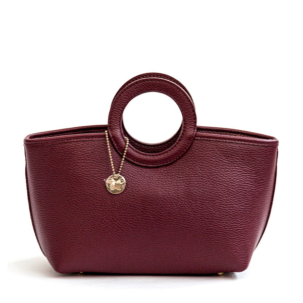 NALA - Bauletto in pelle vinaccia