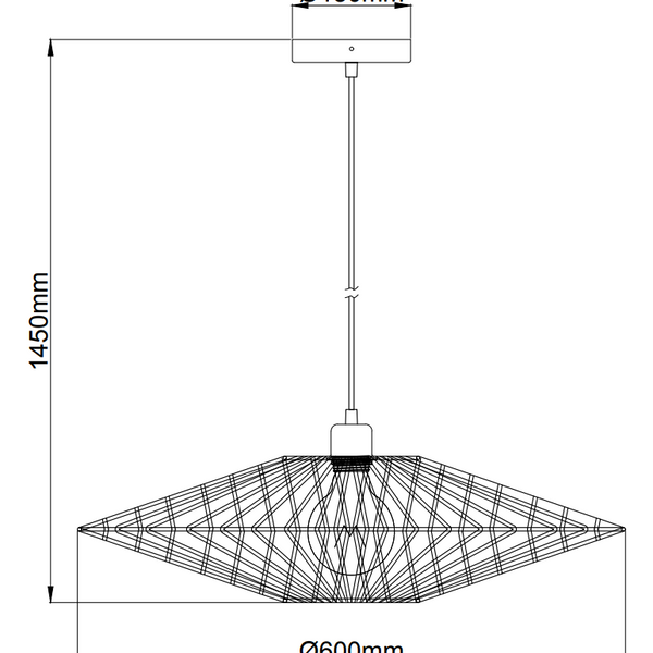 Natuurlijke bruin tinten kenmerken deze moderne hanglamp. Een sfeervolle toevoeging voor een eigentijds interieur.