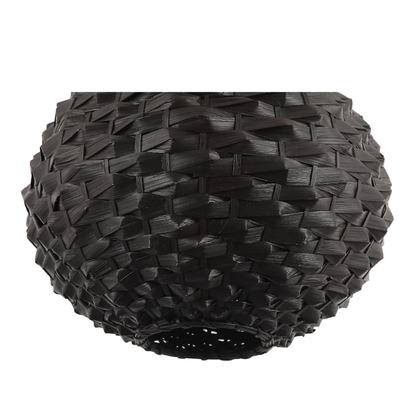 De bruine hanglamp Nature Treccia heeft een speelse, organische uitstraling. Perfect voor een warme, natuurlijke sfeer.