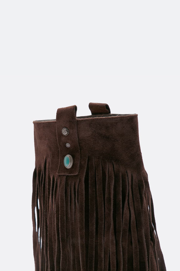 Stivale Texano Frange Nomade 100% vera pelle Made in Italy - Barone Firenze