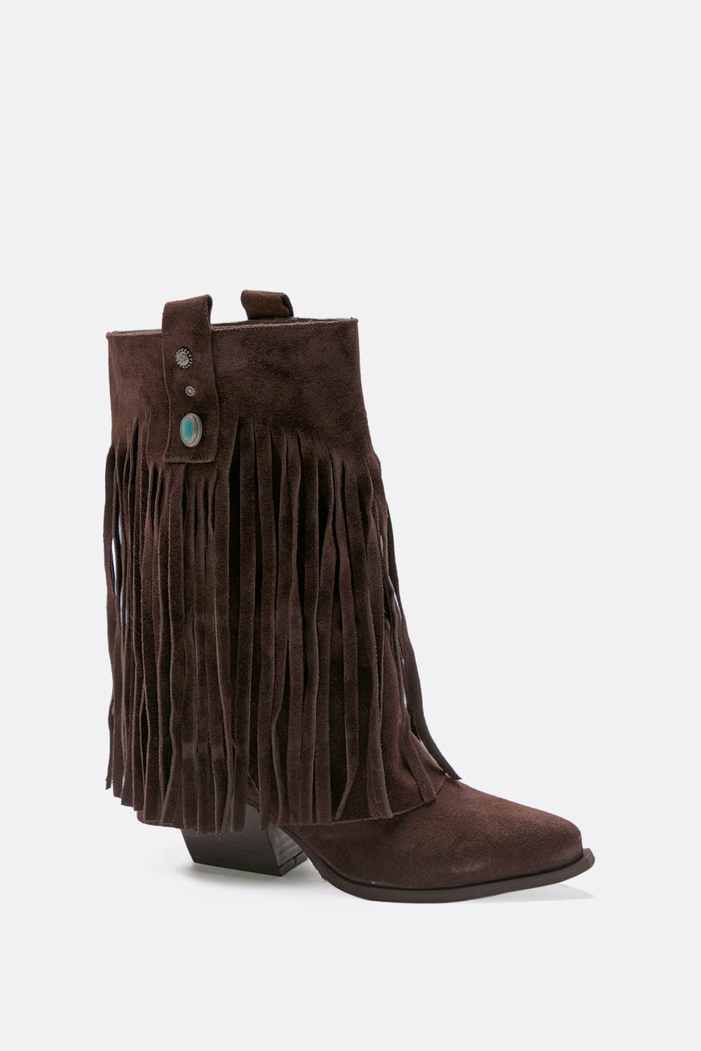 Stivale Texano Frange Nomade 100% vera pelle Made in Italy - Barone Firenze