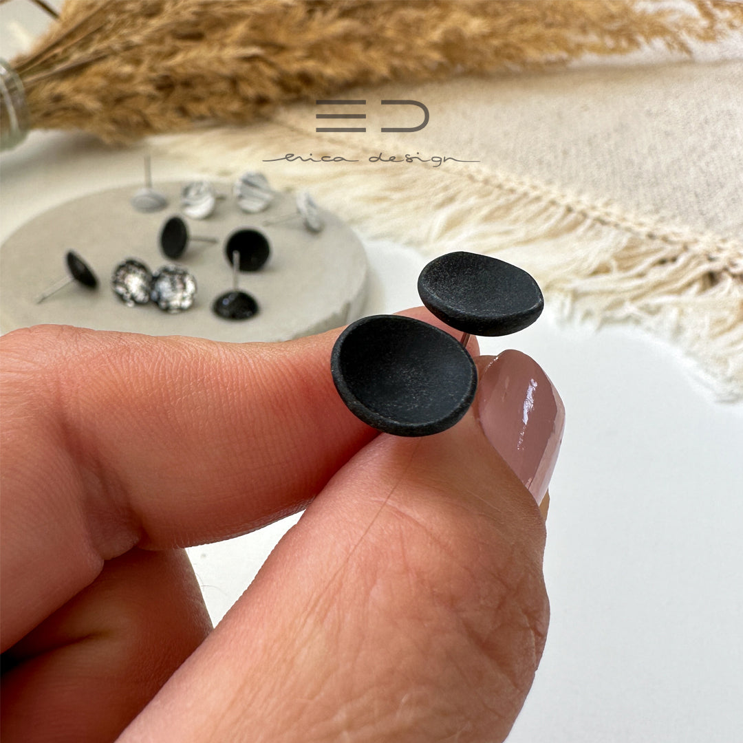 noName | stud earrings set black
