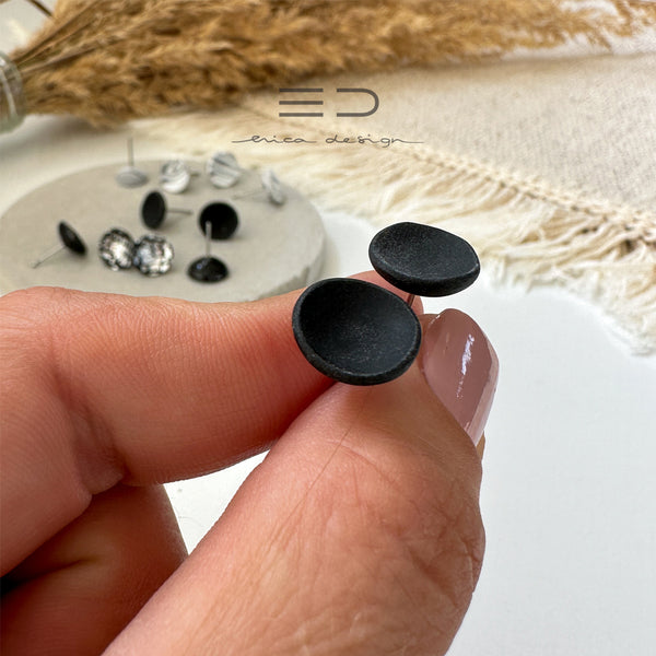 noName | stud earrings set black