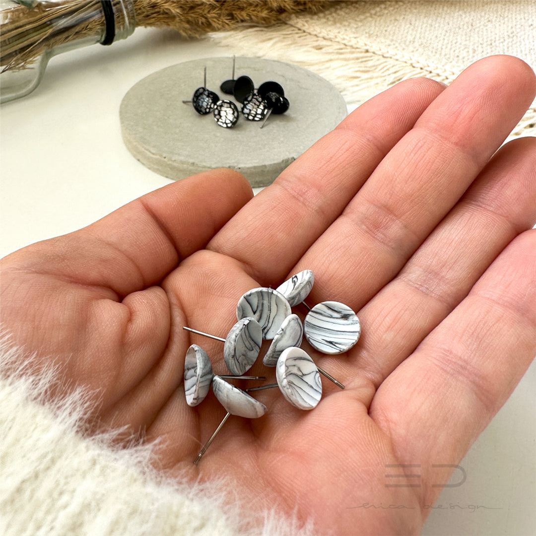 noName | stud earrings set black
