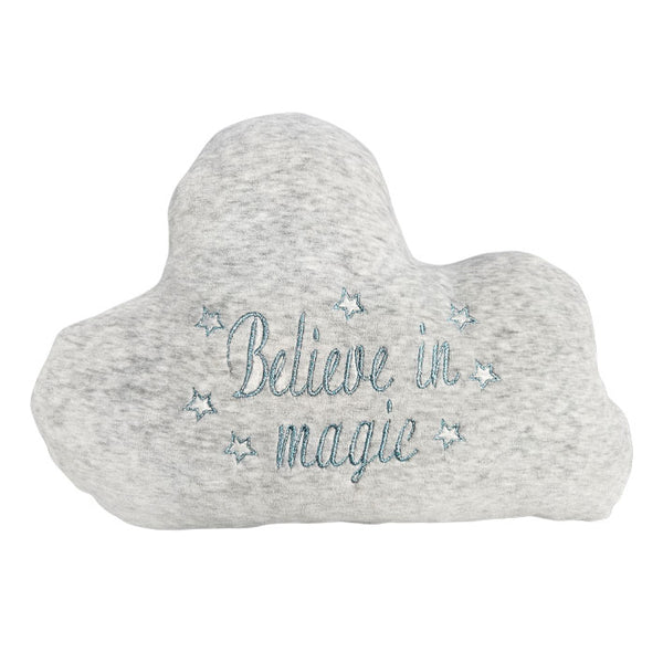 Personalized Cotton Velvet Cloud Decorative Pillow - Gray