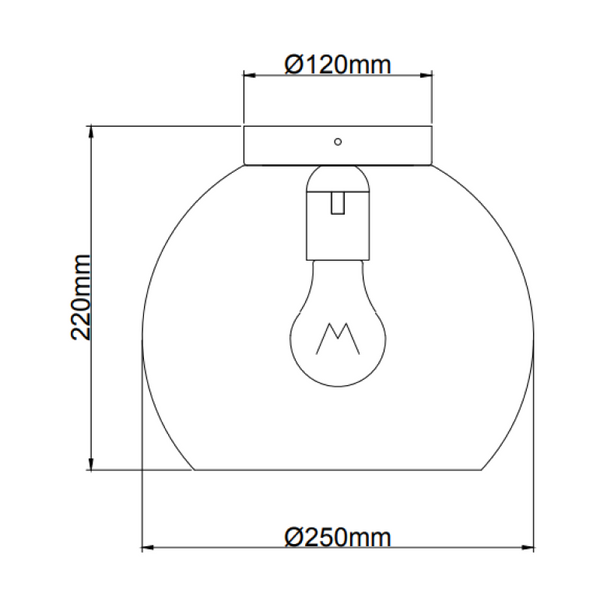 Detail van de crème Occhio plafondlamp met een modern design. Perfect voor een eigentijdse sfeer in elk interieur.