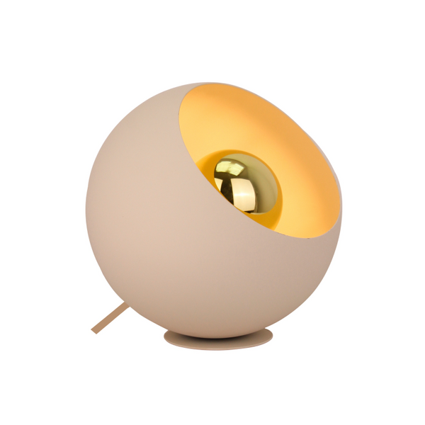 Moderne beige tafellamp Occhio van Chericoni, perfect voor een warme sfeer op tafel of bureau.