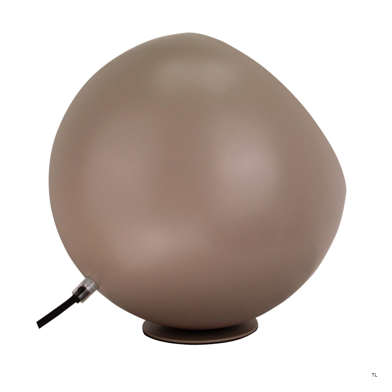 De taupe Occhio tafellamp van Chericoni heeft een modern design. Perfect voor sfeervolle verlichting op een bureau of tafel.