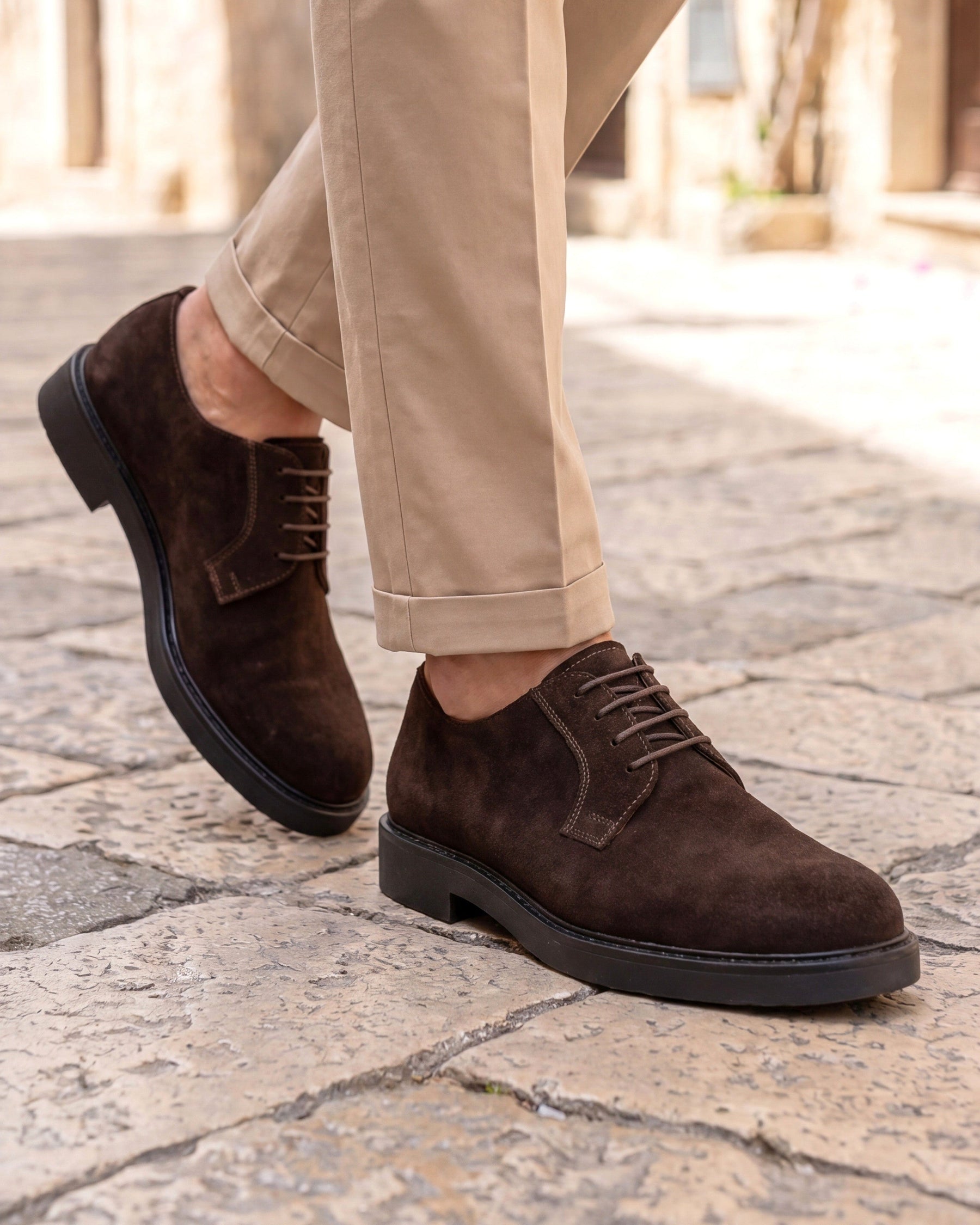ALESSANDRIA - Brown Suede