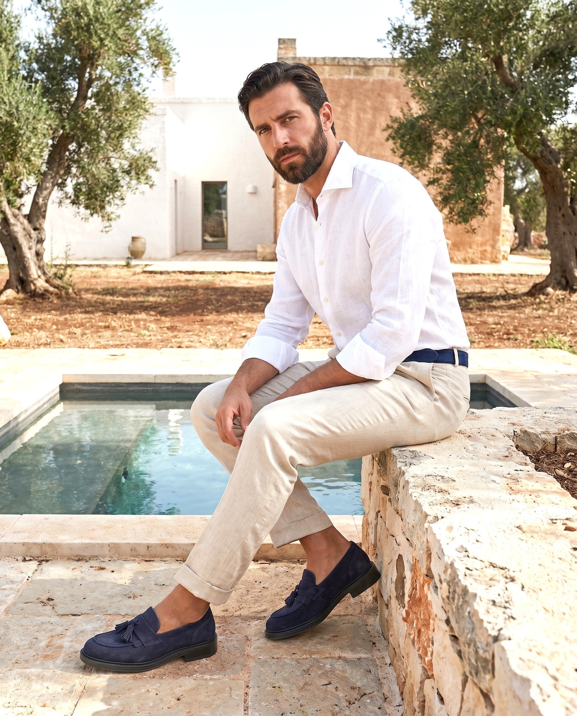 PISA - Navy Suede