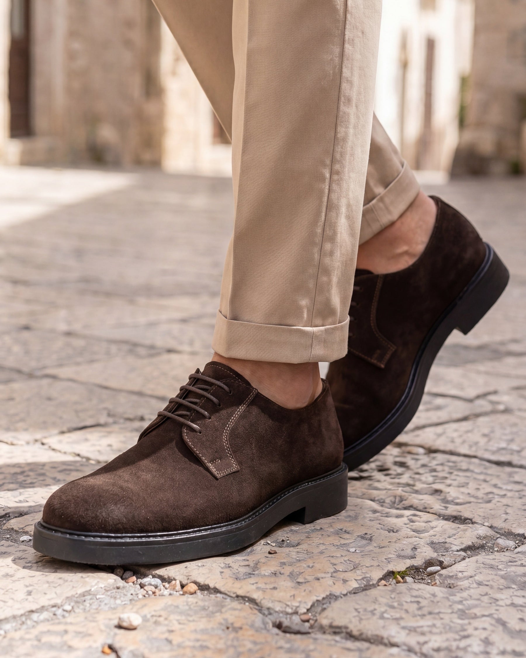 ALESSANDRIA - Brown Suede