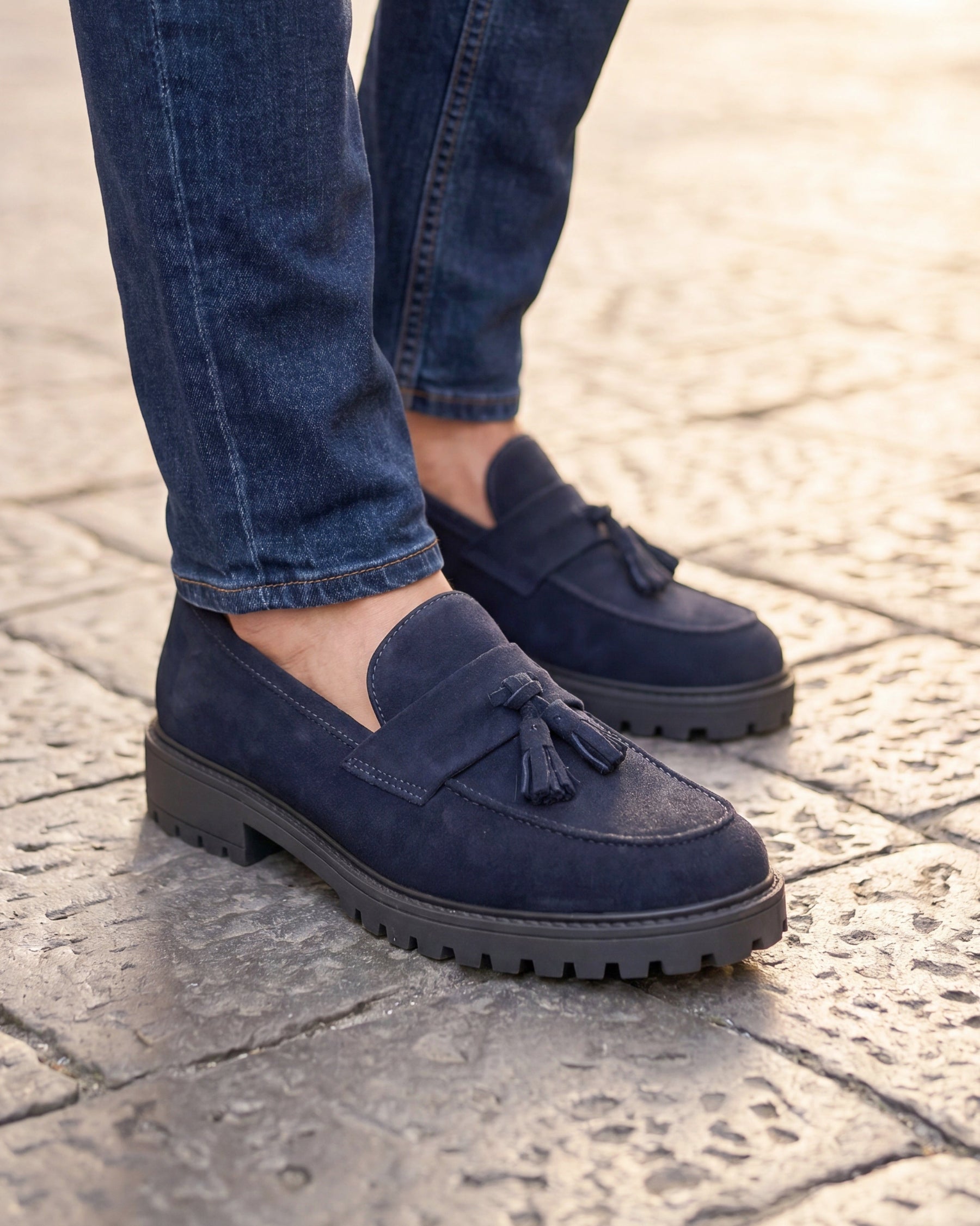 VIAREGGIO - Navy Suede